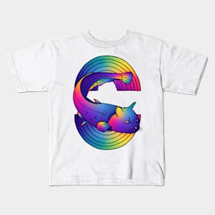 Rainbow Circle Think Kids T-Shirt